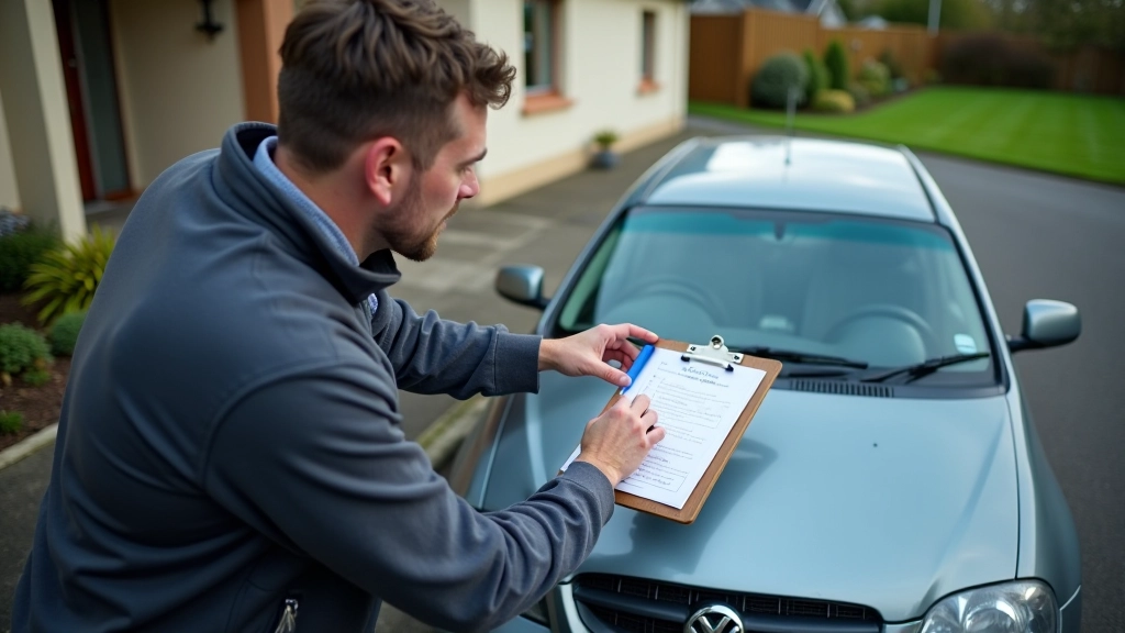 Car owner preparing vehicle for same-day windscreen repair